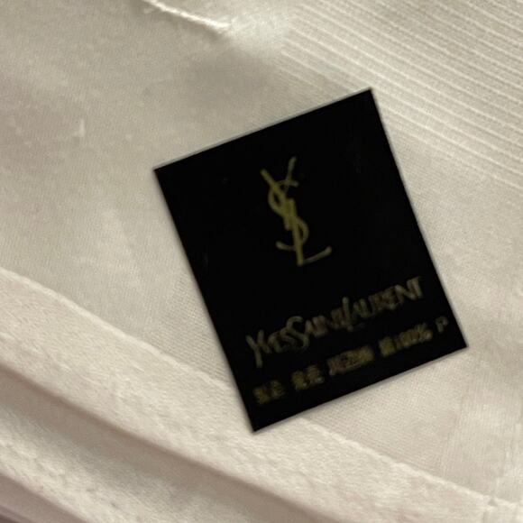 YSL Handkerchief / Scarve/ New white - Picture 4 of 8